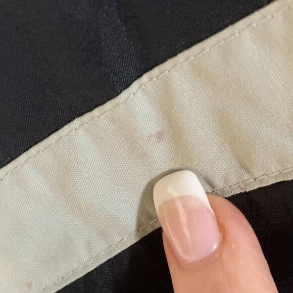 Vintage 90’s Nike Full Zip Windbreaker Jacket Men's 2XL Black White Y2K Swoosh - Picture 7 of 14